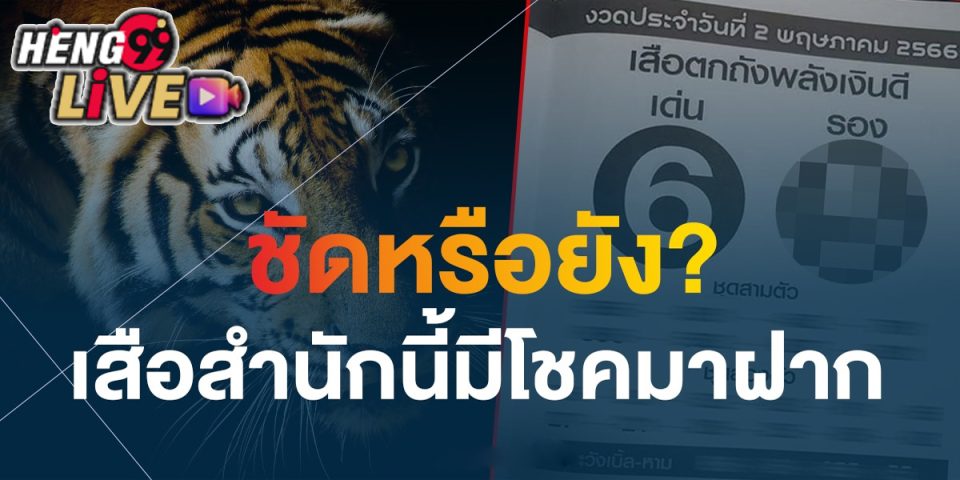 เลขเด็ดเสือตกถังพลังเงินดี คือ