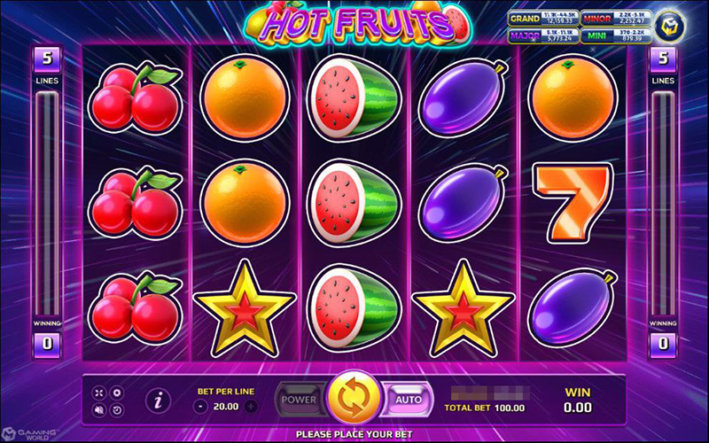เกมตู้ผลไม้ ค่ายไหน-heng99live.com