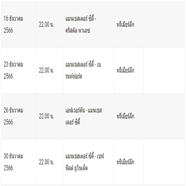 ตารางแข่งทีมแมนซิตี้ - "man-city-team-schedule"