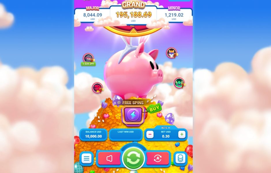 ทอลองเล่น piggy tap - " Try playing piggy tap"