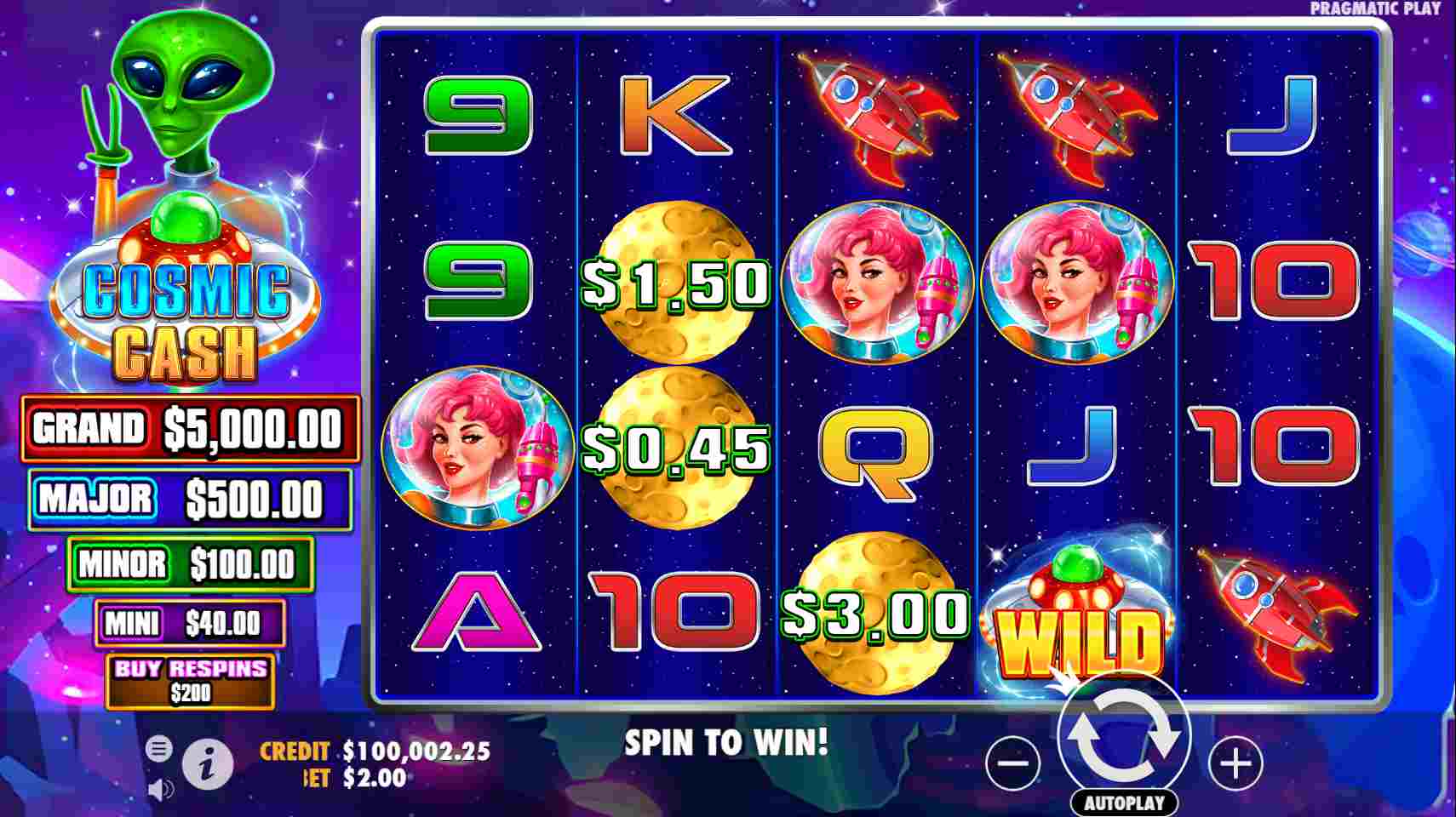 Cosmic Cash
