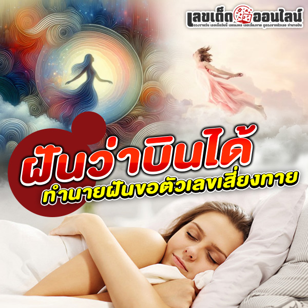 รูปภาพทำนายฝันว่าบินได้พร้อมเลขไว้เสี่ยงทายของ lekdedonline