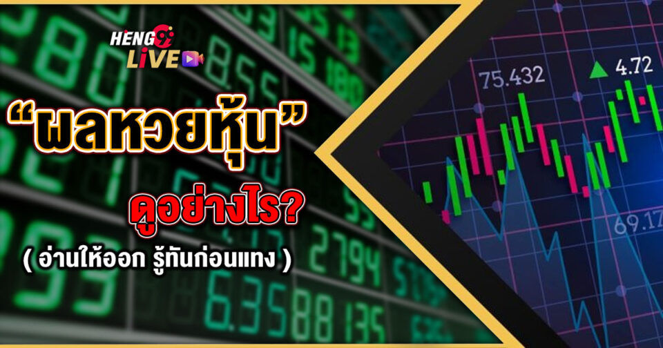 ผลหวยหุ้น ดูอย่างไร -"How to view stock lottery results"